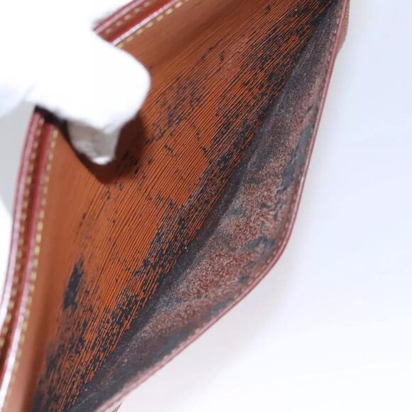 LOUIS VUITTON Epi Pochette Homme Clutch Bag Zipangu Gold - Picture 12 of 16